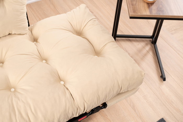 Atelier Del Sofa Nitta - Sofá-Cama de 2 Plazas en Crema Atelier Del Sofa Nitta - Sofá-Cama de 2 Plazas en Crema
